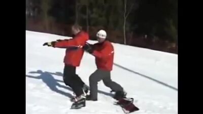 Как кантоваться на сноуборде | Перекантовка задний-передний кант.