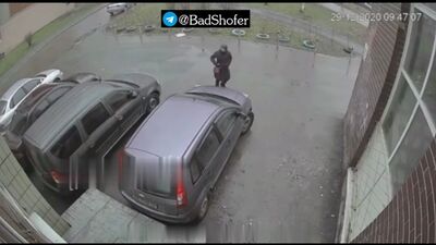 Установили звуковую и световую сигналку c датчиком движения против любителей наделать делов (VHS Video)