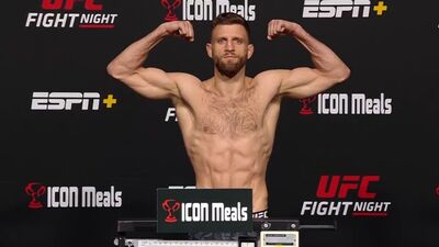 Келвин Кэттер - Взвешивание перед UFC Вегас 46