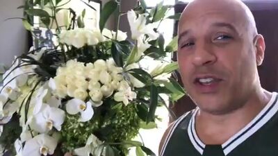 Вин Дизель в прямом эфире на Facebook Mentions , 18 июля 2017