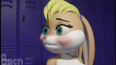 031 XXX 3D - Bacn Lola_Bunny Looney_Tunes Space_Jam animated sound webm