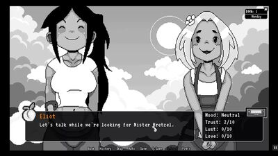 Juicy Futa Futanari kink game Ep1 3 boobies and twisted cock