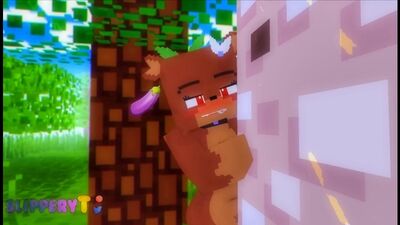 3D Yiff by SlipperyT Furry Porn Sex E621 FYE Straight Bia Bear Girl's Blowjob Minecraft R34 rule34