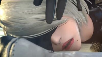 Nier Automata 2B ебут во все щели (18+, RUS SUB)