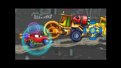 Мультик ИГРА для детей про МАШИНКИ - МАШИНА ест МАШИНУ 5 [2] FineTV