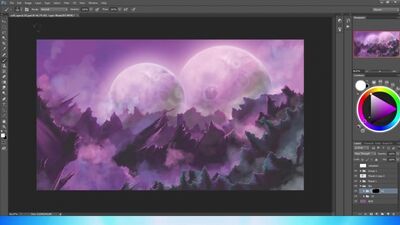 Sci-Fi Photoshop Painting - Time lapse