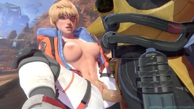 3D - [HENTAI] - Wattson and Caustic [Apex Legends]