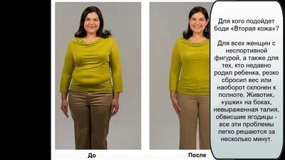 Утягивающее Боди "Вторая кожа" (корректирующее)