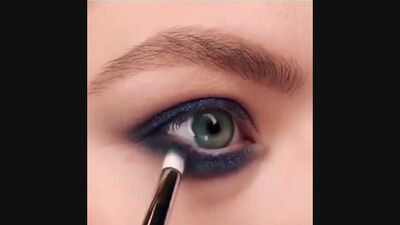 Космический макияж глаз