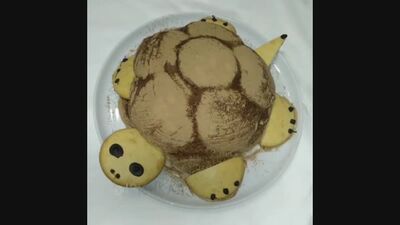 Торт "Черепаха" (ингредиенты указаны в описании видео)