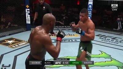 Камару Усман vs Гилберт Бернс - Нокаут