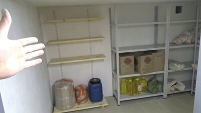 Пример строения погреба в частном доме. ghbvth cnhjtybz gjuht,f d xfcnyjv ljvt.