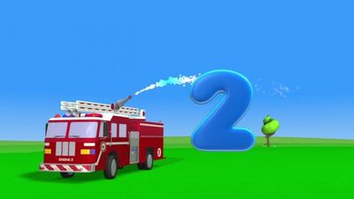 Учимся считать. Мультик про пожарную машину. Учим цифры. Мультики зим зум