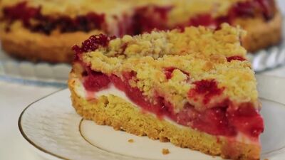 До чего же Вкусный Этот Насыпной Пирог! Очень Простой Быстрый Пирог с ягодами