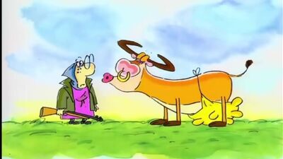 Лучшие мультфильмы)))Секс по коровьи)Прикольный мультик для взрослых-Вымя из лат