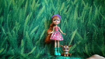 Обзор на Куклу Энчантималс Габриэла Газели Gabiela Gazelle и её зверюшку Газель Споттер Spotter.
