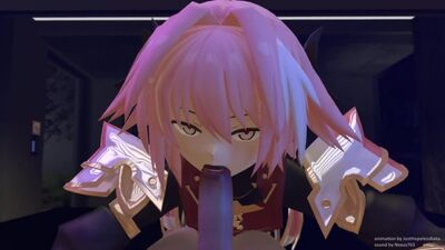 (Sound)Astolfo futanari on male [Fate/Grand Order;Porn;Hentai;POV;Blowjob;Yaoi;Sex;Dickgirl;Trap;R.34;судьба;порно;хентай]