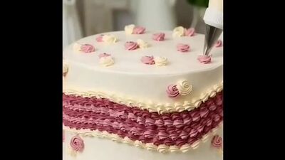 Кремовое оформление тортов